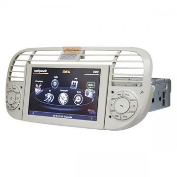 MULTIMIDIA AIKON 10 FIAT 500 BRANCO C315D /100 PHONELINK