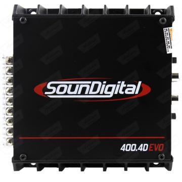 MODULO SOUNDIGITAL SD400.4 BLACK   4CH 400RMS (SEM GARANTIA)
