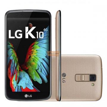 CEL *LG K10 K430DSY 2SIM 16GB 4G 5.3 13MP+5MP PRETO /DOURADO