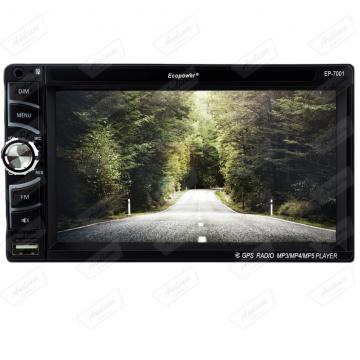 CAR 2 DIN S /MECAN. ECOPOWER EP-7001 GPS /BT /USB /SD 6.5 CAMERA