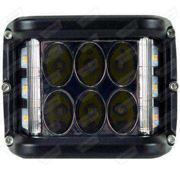 REFLETOR *LED PLUS C0036 QUADRADO + PISCA (PAR)