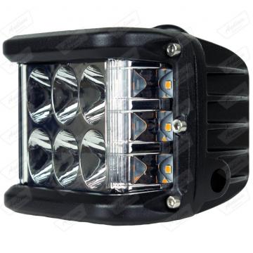 REFLETOR *LED PLUS C0036 QUADRADO + PISCA (PAR)