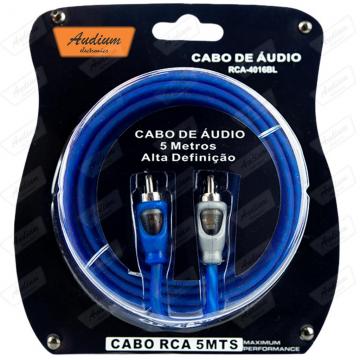 CABO RCA (5M) AUDIUM RCA-4016 **AZUL**