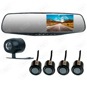 RETROVISOR C /CAM.RE+DVR SENS.EST.*AUDIUM PERFORMANCE AVRP43 4.3(PRETO