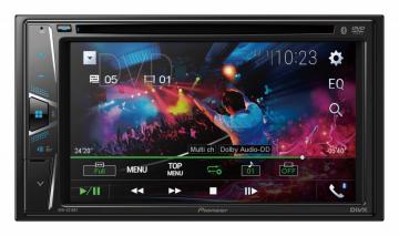 CAR /DVD PIONEER *AVH-G215BT S /CONTROLE SEM SAIDA VIDEO