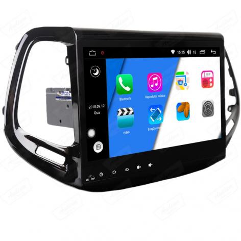MULT AIKON XDROID ANDROID 8.0 JEEP COMPASS 10 17 /18 AKF-44050C SEM TV