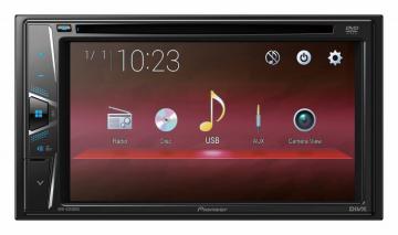 CAR /DVD PIONEER *AVH-G115DVD   S /CONTROLE SEM SAIDA VIDEO