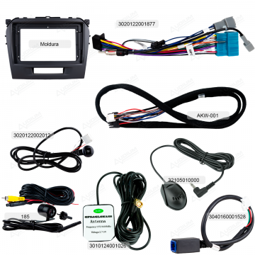 MULT AIKON ATOM I-KIT X09-84010W SUZUKI VITARA 16 /22  PRETO FOSCO