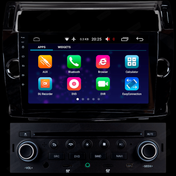 MULT AIKON X2 ANDROID 8.1 CITROEN C4 9 BLACK AK-20013C-DSP C /DVD