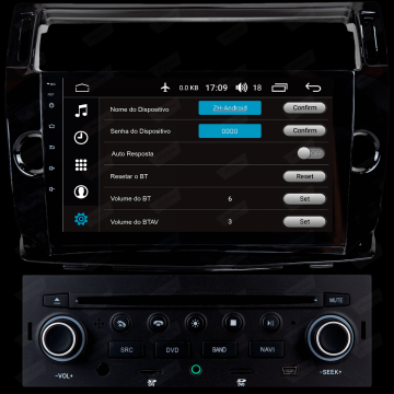 MULT AIKON X2 ANDROID 8.1 CITROEN C4 9 BLACK AK-20013C-DSP C /DVD