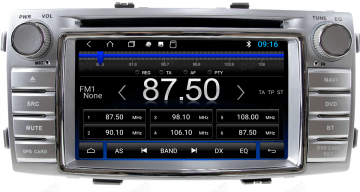 MULT AIKON 8.8 DSP ANDROID 8.1 TOYOTA HILUX 12 /16 6.2 ASF-49060W DVD