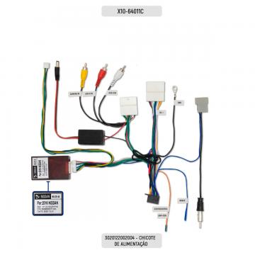 MULT AIKON ATOM I-KIT X10-64011C NISSAN SENTRA /19 MOLD.ERD. NAO VD