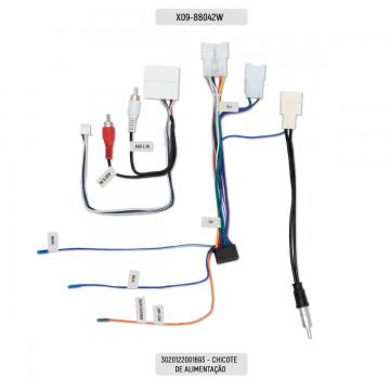 MULT AIKON ATOM I-KIT X09-88042W TOYOTA COROLLA 08 /13 TDS VERSOES