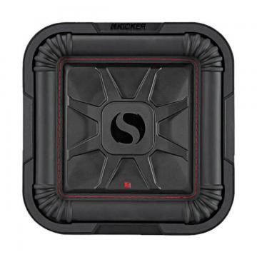 SUB *KICKER 10 46L7T104 SLIM QUADRADO (500RMS) 4OHMS BOBINA DUPLA