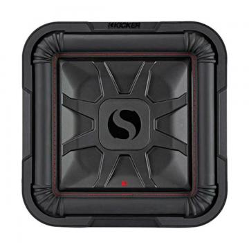 SUB *KICKER 12 46L7T124 SLIM QUADRADO (600RMS) 4OHMS BOBINA DUPLA