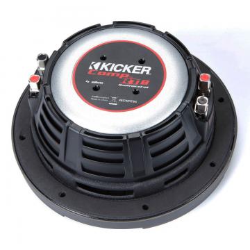 SUB *KICKER 8 48CWRT84  SLIM  600W 300RMS BOBINA DUPLA 4OHMS