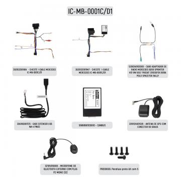 I-CABLE MERCEDES IC-MB-0001C /D1 CLASSE E 01 /08 - CLASSE C 14 /16